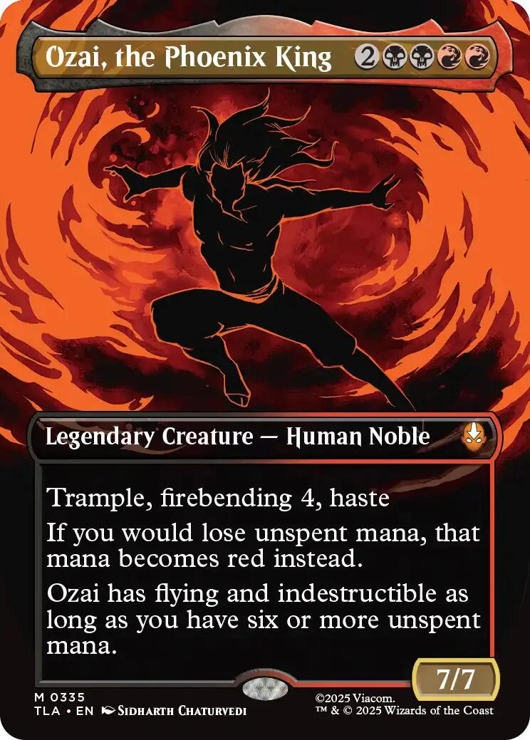 Ozai, the Phoenix King (0335) (Borderless) [TLA - 335]