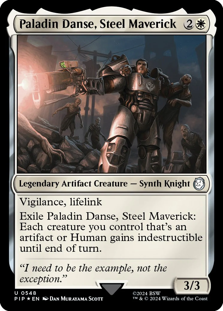 Paladin Danse, Steel Maverick (Surge Foil) [PIP - 548]