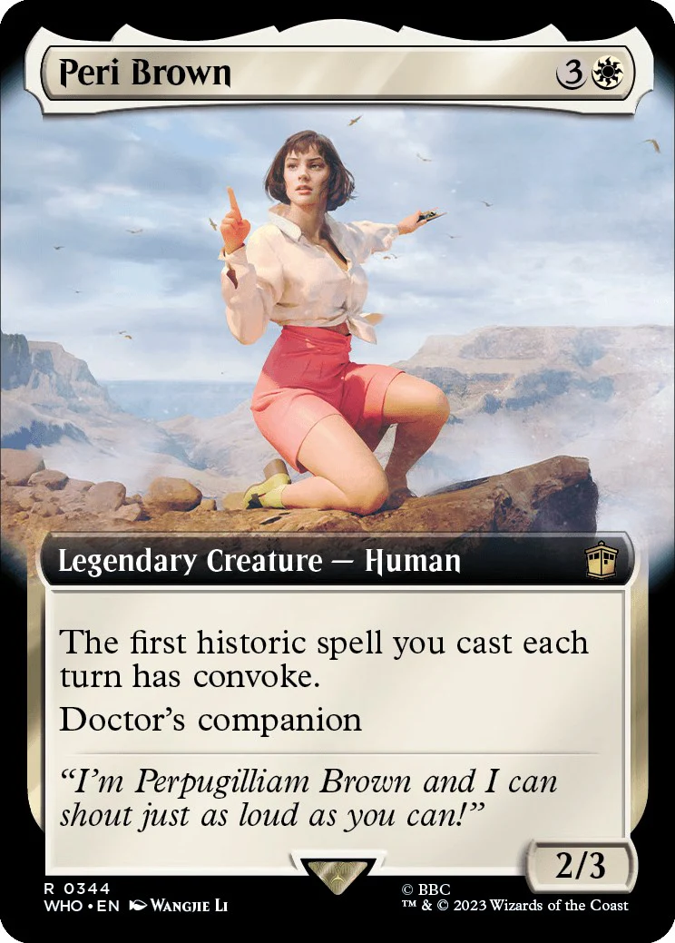Peri Brown (Extended Art) [WHO - 344]