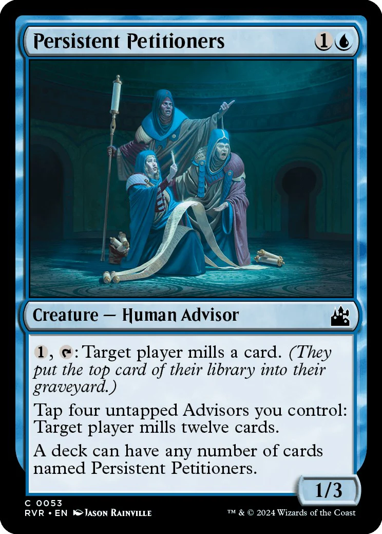 Persistent Petitioners [RVR - 53]