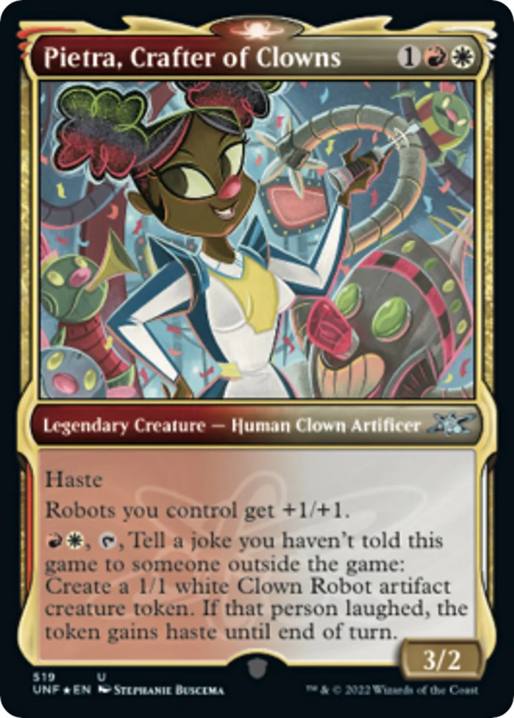 Pietra, Crafter of Clowns (Showcase) (Galaxy Foil) [UNF - 519]