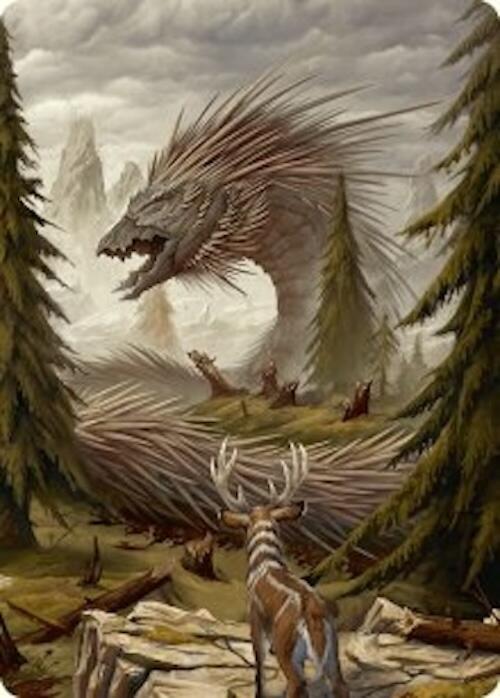 Quilled Greatwurm Art Card (44/54) [ASFDN - 44]