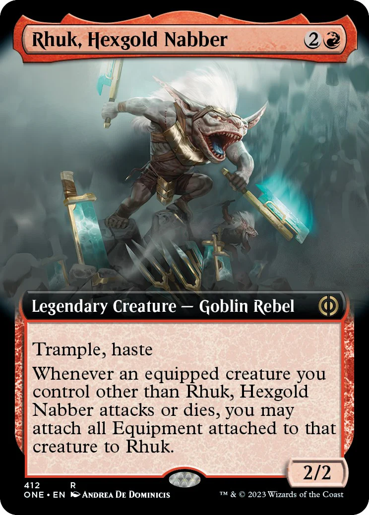 Rhuk, Hexgold Nabber (Extended Art) [ONE - 412]