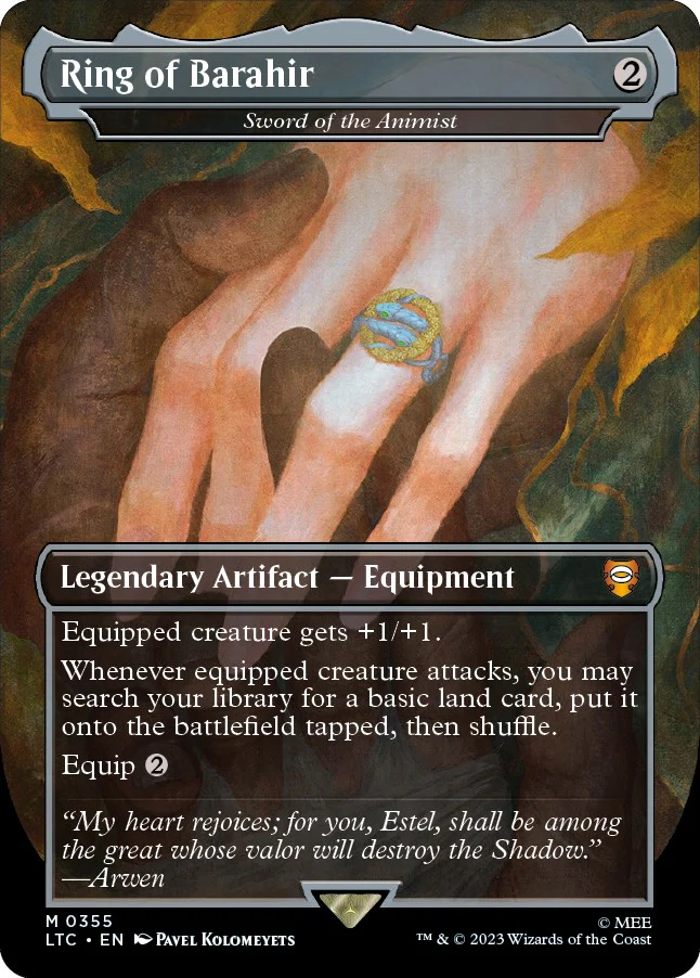 Ring of Barahir - Sword of the Animist [LTC - 355]