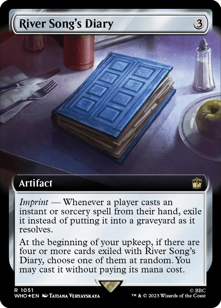 River Song's Diary (Extended Art) (Surge Foil) [WHO - 1051]