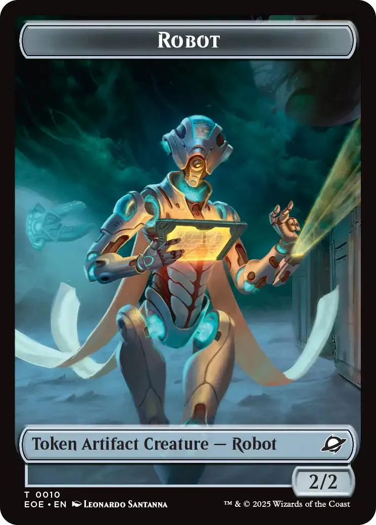 Robot // Drone Double-Sided Token [EOE - 10 // 3]