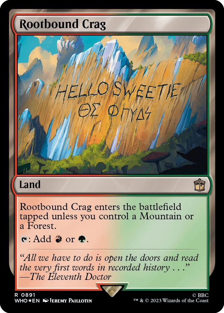 Rootbound Crag (Surge Foil) [WHO - 891]