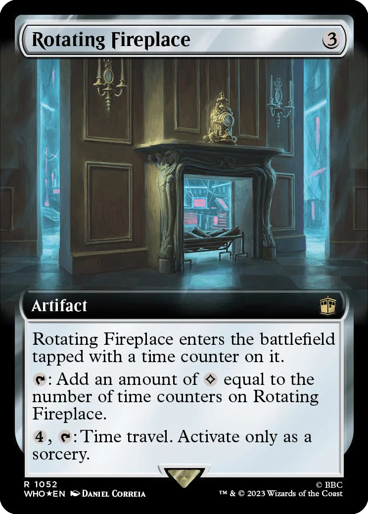 Rotating Fireplace (Extended Art) (Surge Foil) [WHO - 1052]