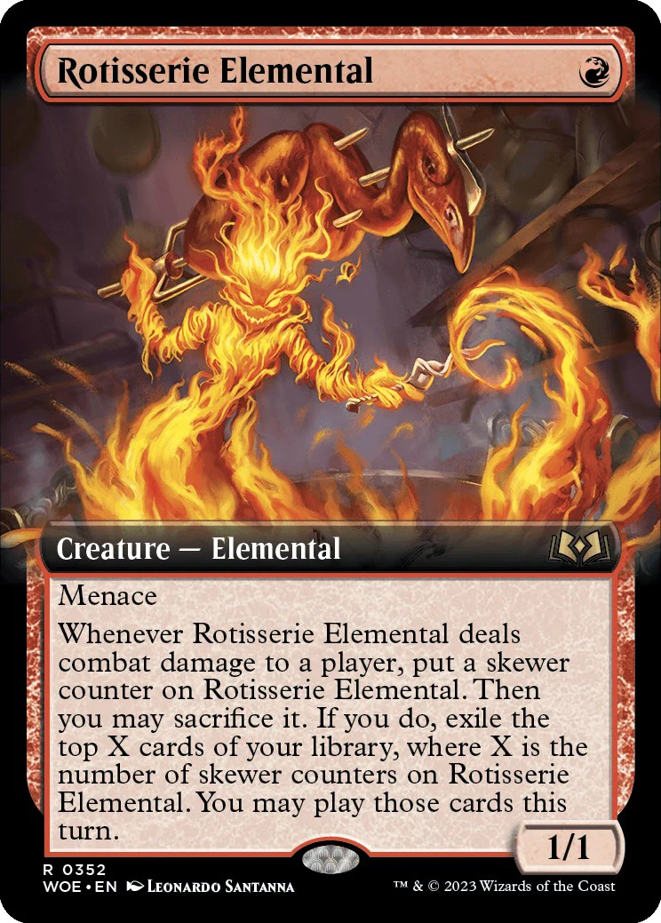 Rotisserie Elemental (Extended Art) [WOE - 352]
