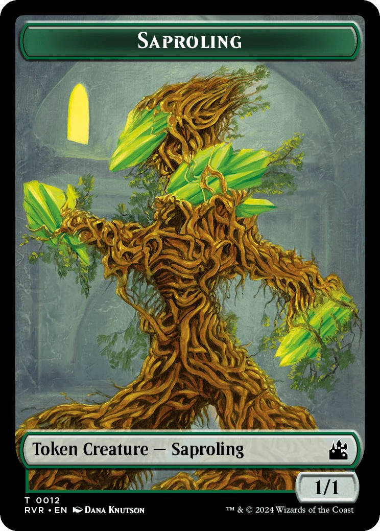 Saproling // Bird Illusion Double-Sided Token [RVR - 12 // 5]