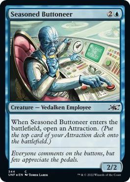 Seasoned Buttoneer (Galaxy Foil) [UNF - 344]