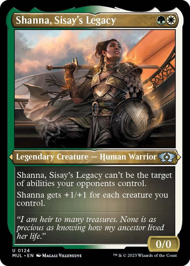 Shanna, Sisay's Legacy (Foil Etched) [MUL - 124]