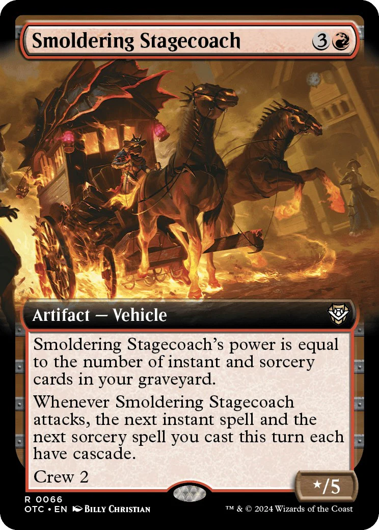 Smoldering Stagecoach (Extended Art) [OTC - 66]