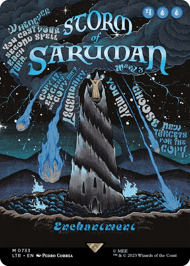 Storm of Saruman (Borderless Poster) [LTR - 733]