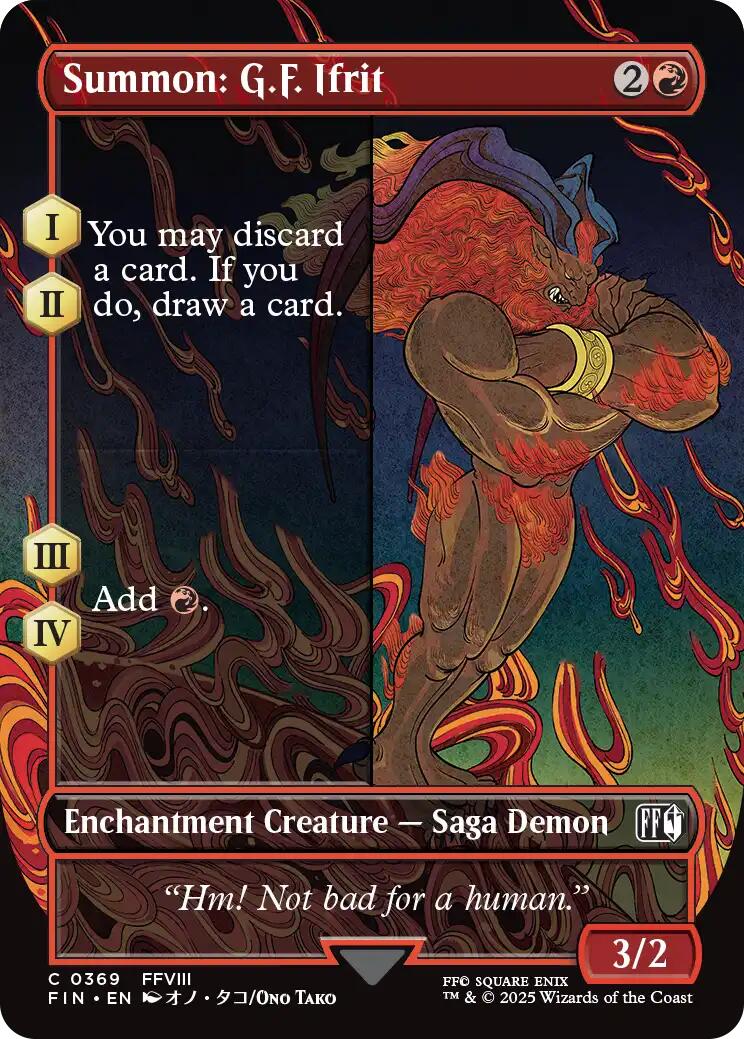 Summon: G.F. Ifrit (Borderless) [FIN - 369]