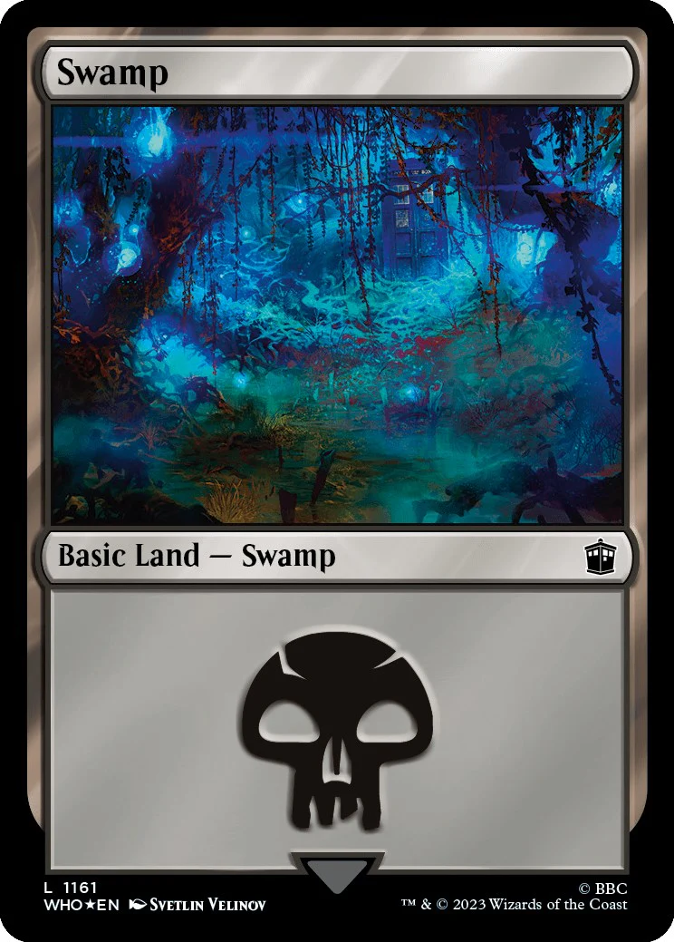 Swamp (1161) (Surge Foil) [WHO - 1161]