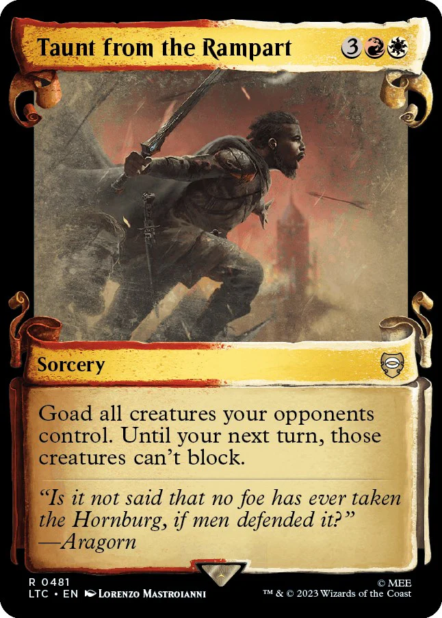 Taunt from the Rampart (Showcase Scrolls) [LTC - 481]