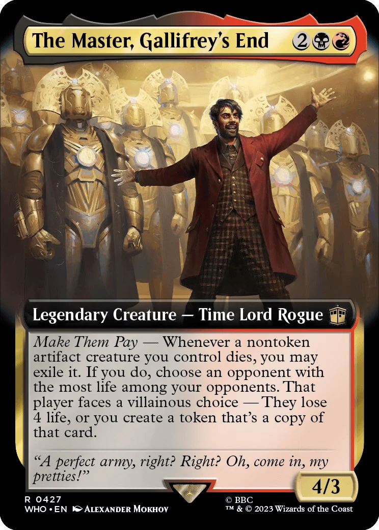 The Master, Gallifrey's End (Extended Art) [WHO - 427]