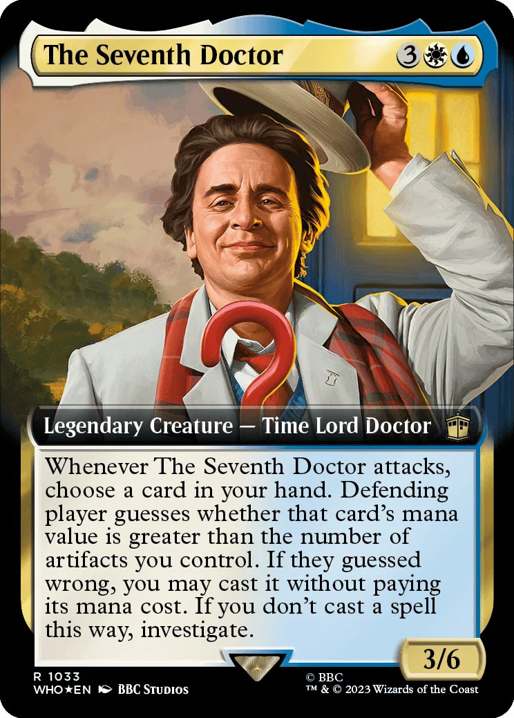 The Seventh Doctor (Extended Art) (Surge Foil) [WHO - 1033]