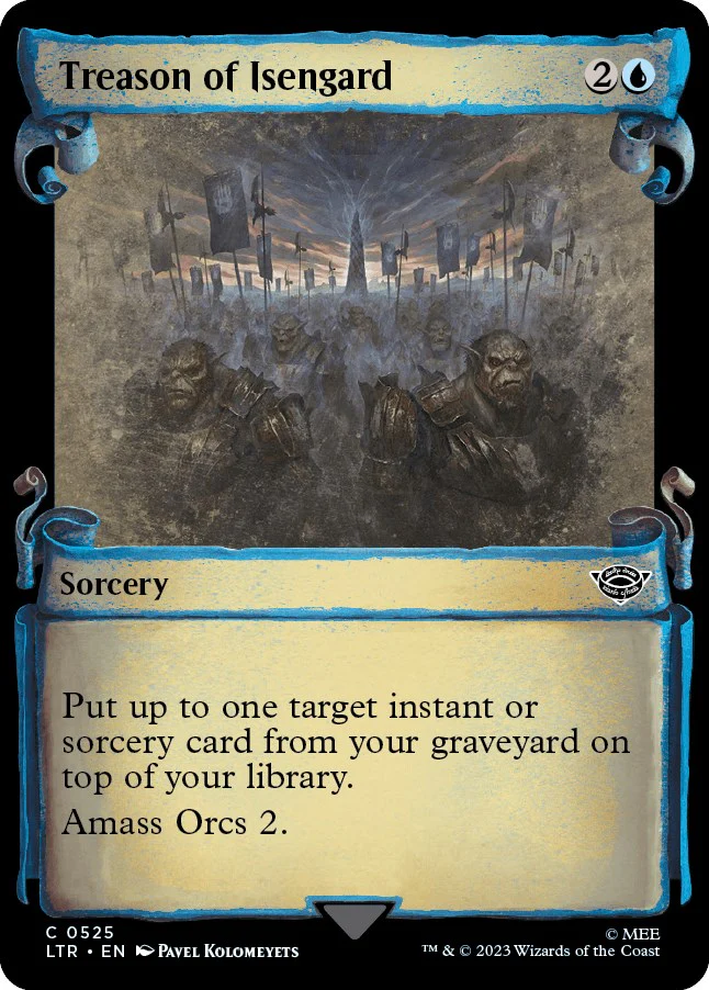 Treason of Isengard (Showcase Scrolls) [LTR - 525]