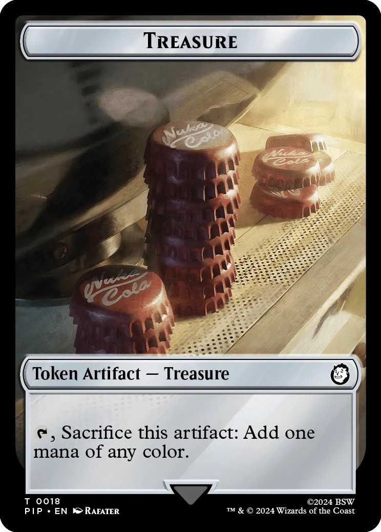 Treasure (0018) // Soldier (0010) Double-Sided Token [PIP - 18 // 10]