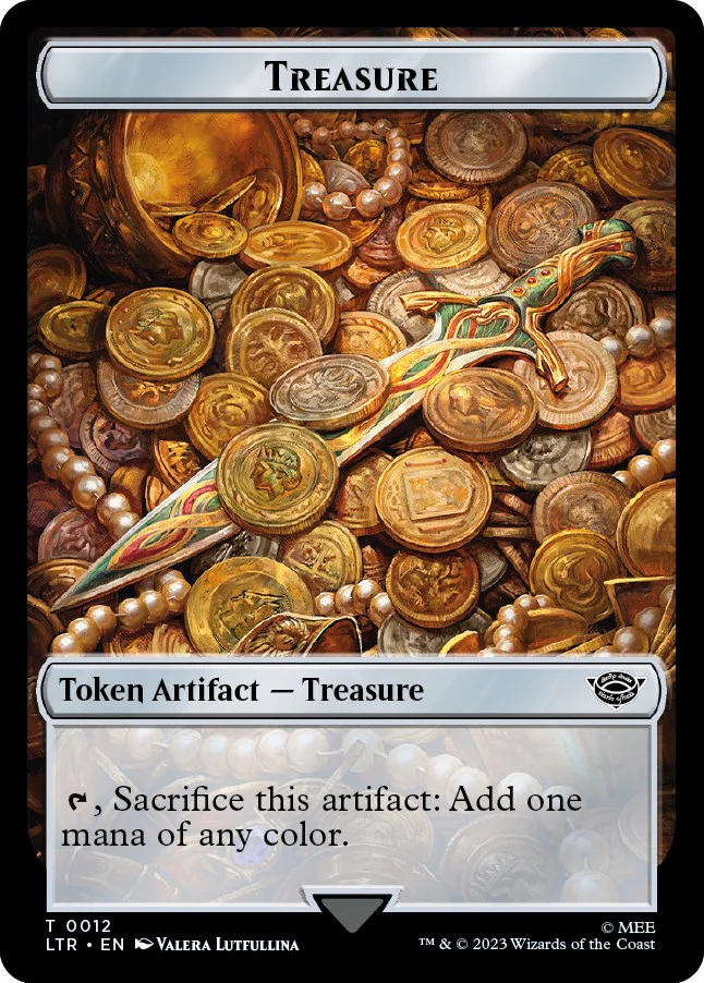 Treasure // Food (0010) Double-Sided Token [LTR - 12 // 10]