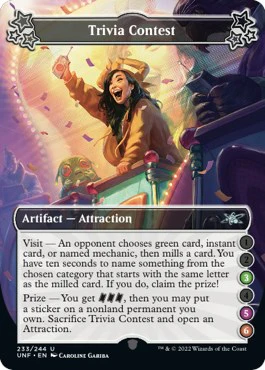 Trivia Contest (3-5-6) [UNF - 233]