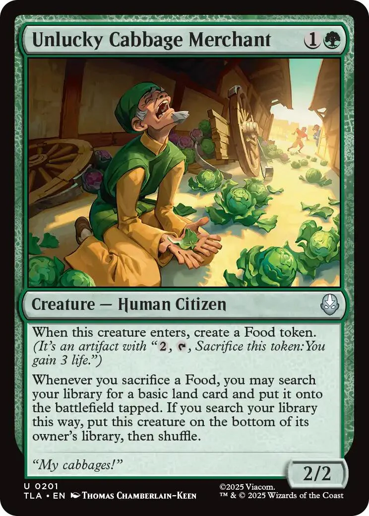 Unlucky Cabbage Merchant [TLA - 201]