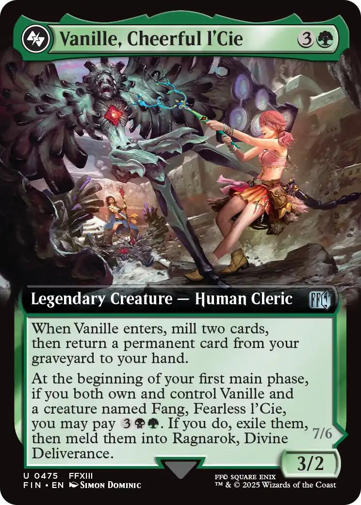 Vanille, Cheerful l'Cie (Extended Art) [FIN - 475]