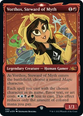 Vorthos, Steward of Myth (Showcase) (Galaxy Foil) [UNF - 502]
