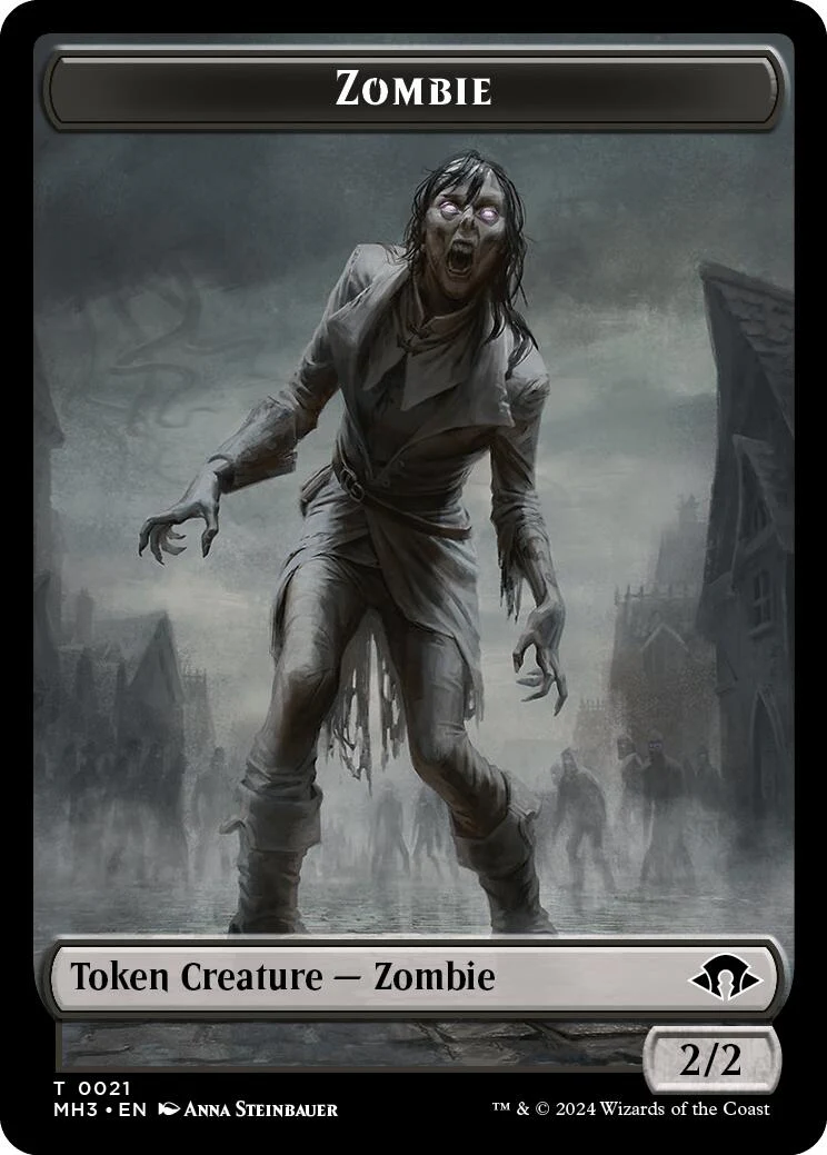 Zombie // Energy Reserve Double-Sided Token [MH3 - 21 // 36]